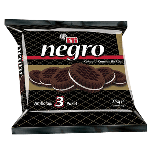 Eti Negro Kakaolu Kremalı Bisküvi 330 Gr