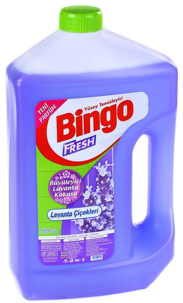 Bingo Fresh Lavanta Çiçekleri Yüzey Temizleyici 2500 Ml