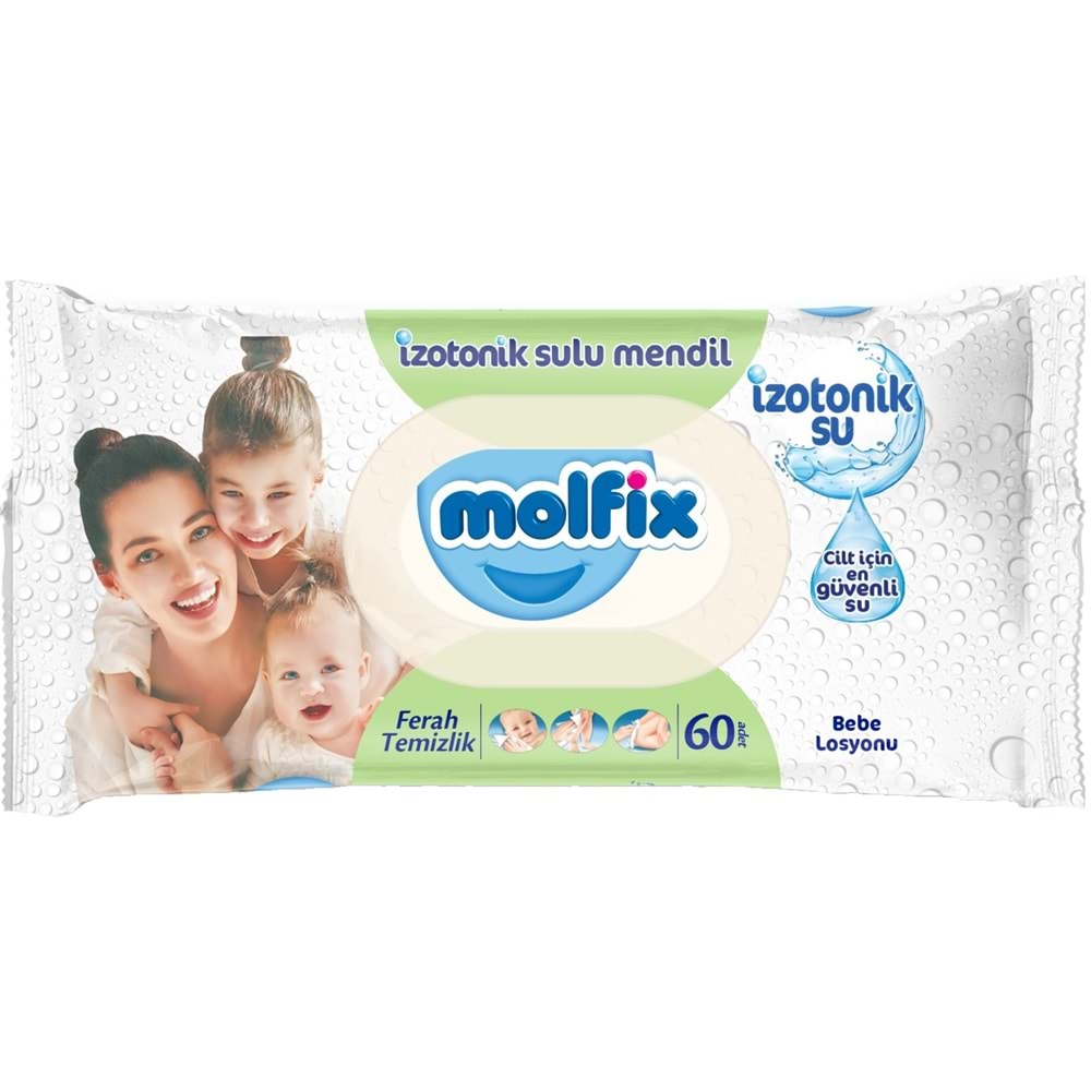 Molfix Islak Havlu İzotonik Ferah Temizlik 60'lı