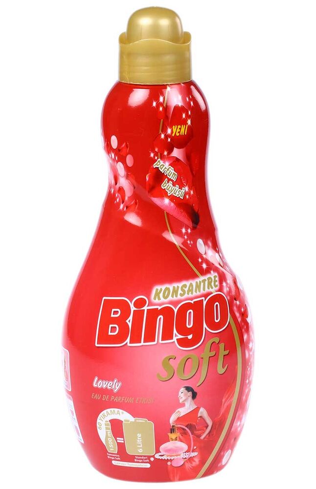 Bingo Soft Lovely Konsantre Çamaşır Yumuşatıcısı 1440 Ml