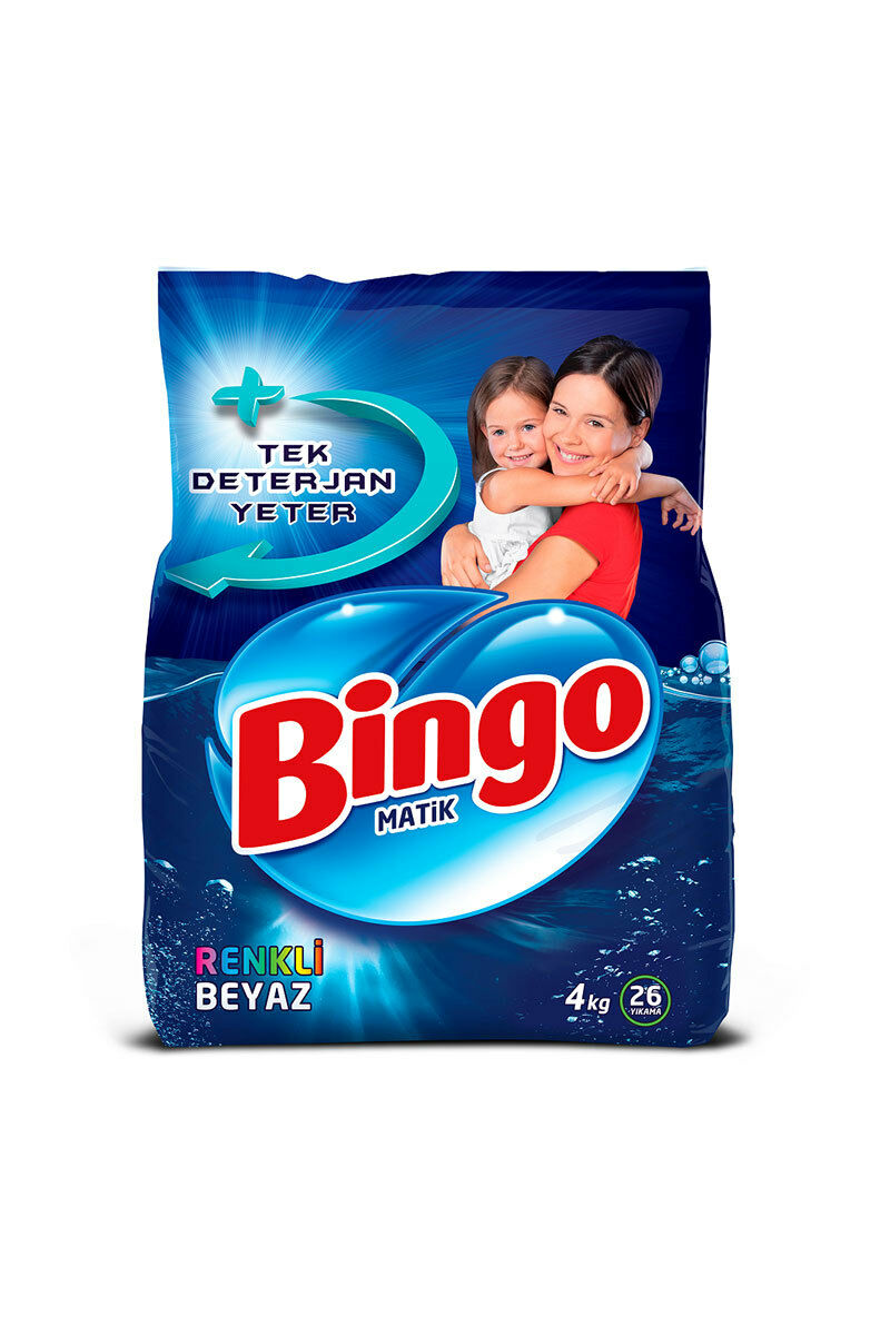 Bingo Matik Renli Beyaz 4 Kg