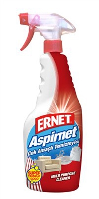 Ernet Süper Likit Aspirnet Çok Amaçlı Temizleyici 750 Ml Spreyli