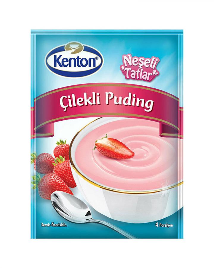 Kenton Çilekli Puding 100 Gr