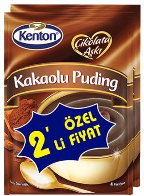 Kenton Çikolata Aşkı Kakaolu Puding 2'li