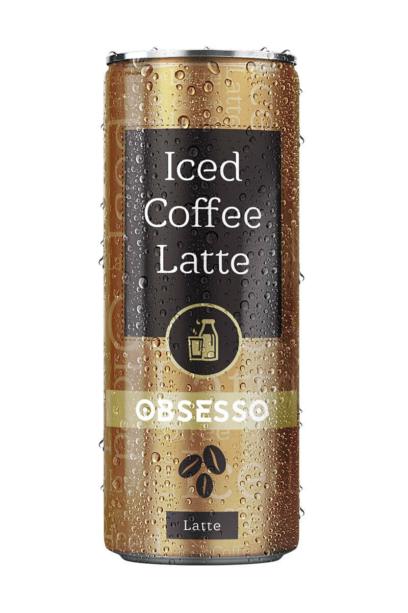 Iced Coffee Latte Teneke Dimes Soğuk Kahve 250 Ml