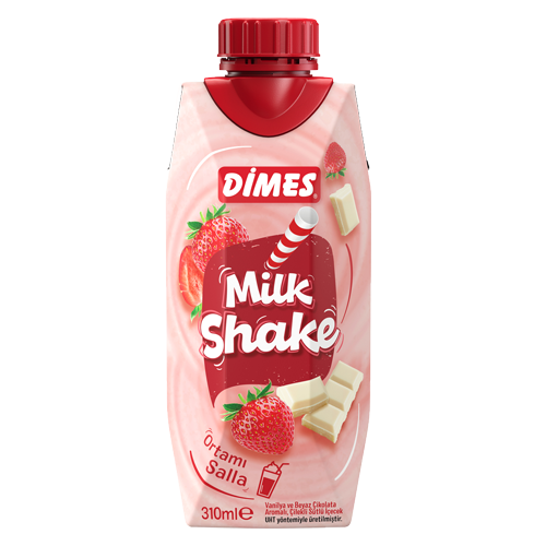 Dimes Milkshake Çilek Vanilya 310 Ml