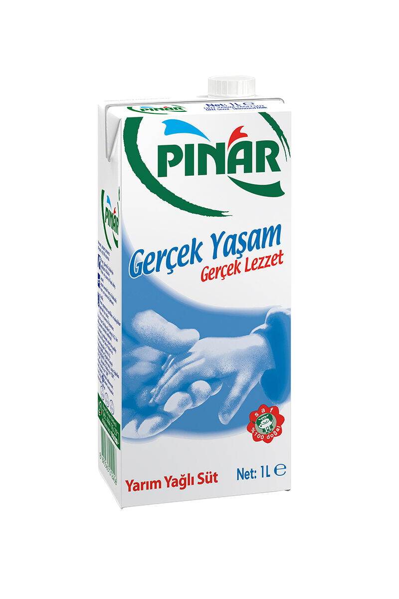 Pınar Yarım Yağlı Süt 1 Lt