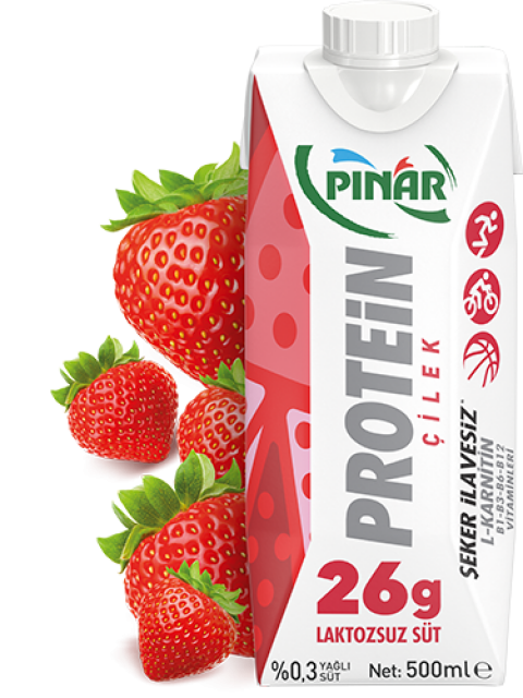 Pınar Süt Protein Çilekli 500 Ml