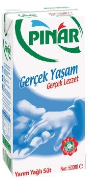 Pınar Süt Yarım Yağlı 500 Ml