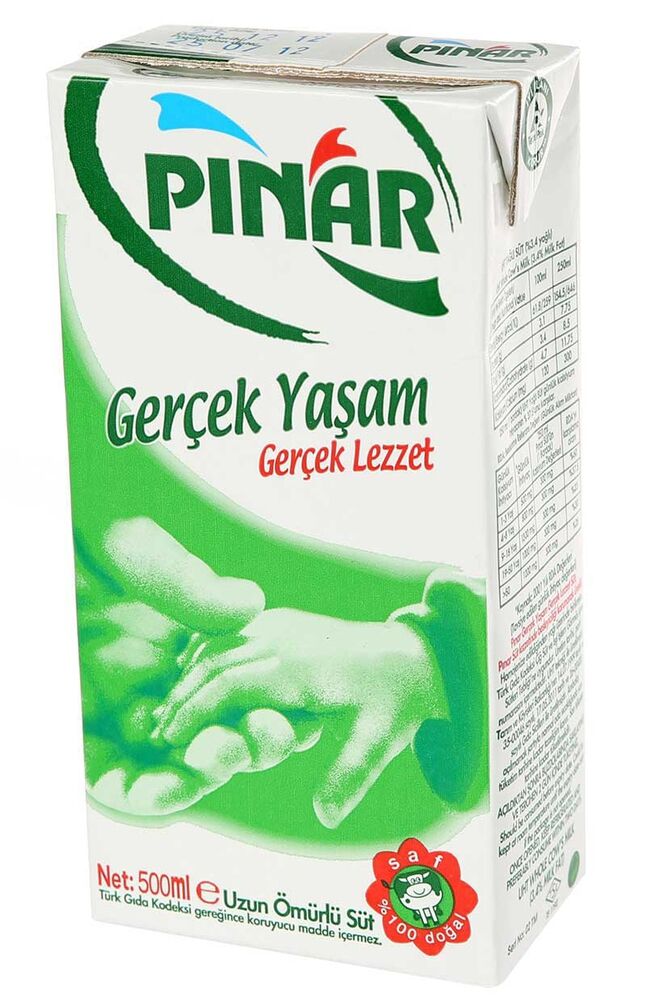 Pınar Tam Yağlı Süt 500 Gr