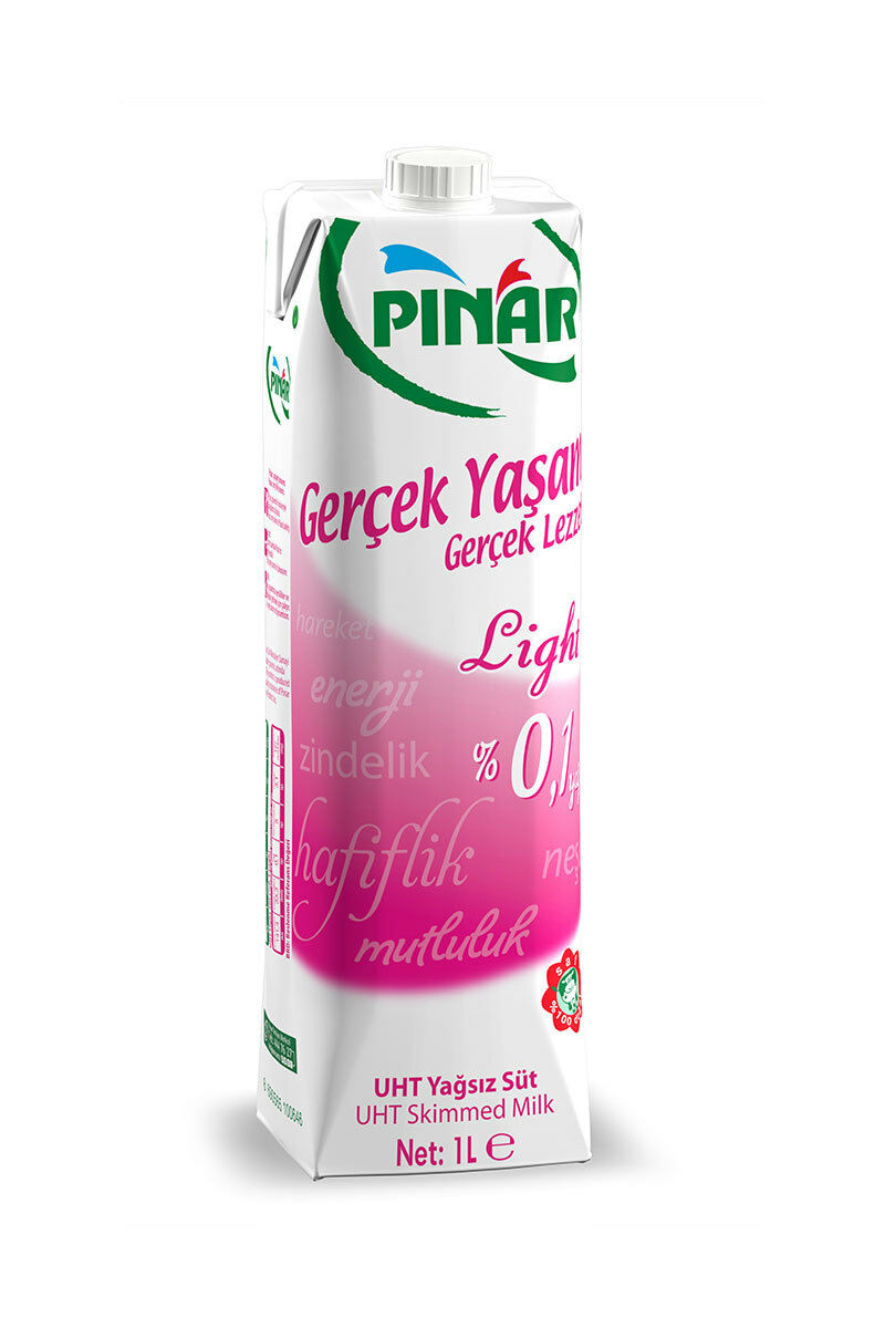 Pınar Extra Light Yağsız Süt 1 Lt