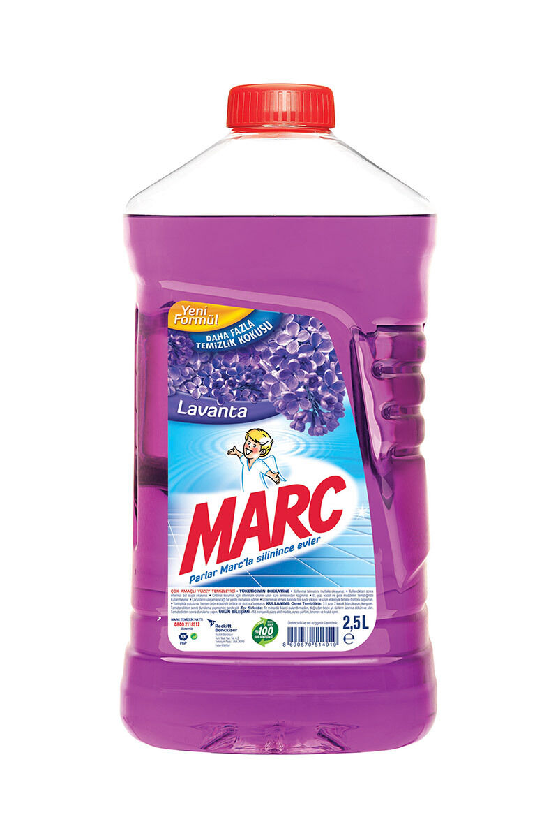 Marc Çok Amaçlı Yüzey Temizleyici Lavanta 2,5 Lt