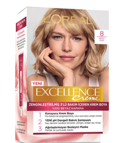 L'oréal Paris Saç Boyası Koyu Sarı 8.0