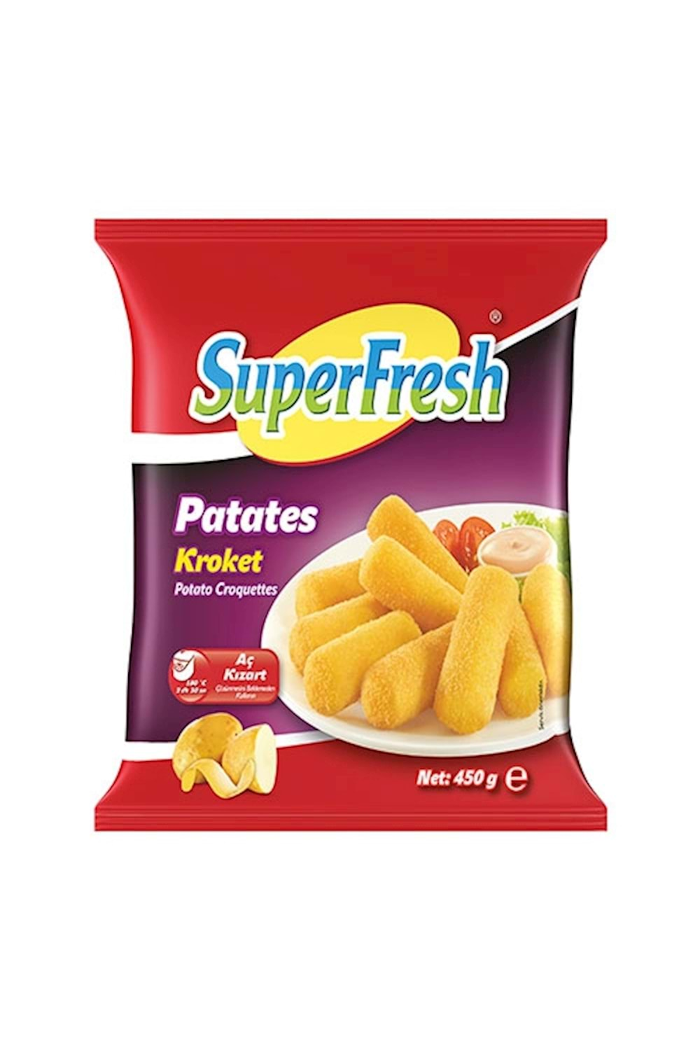 Superfresh Patates Kroket 450 Gr