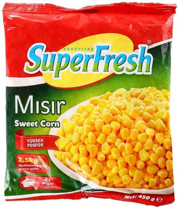 Superfresh Derin Dondurulmuş Mısır 450 Gr