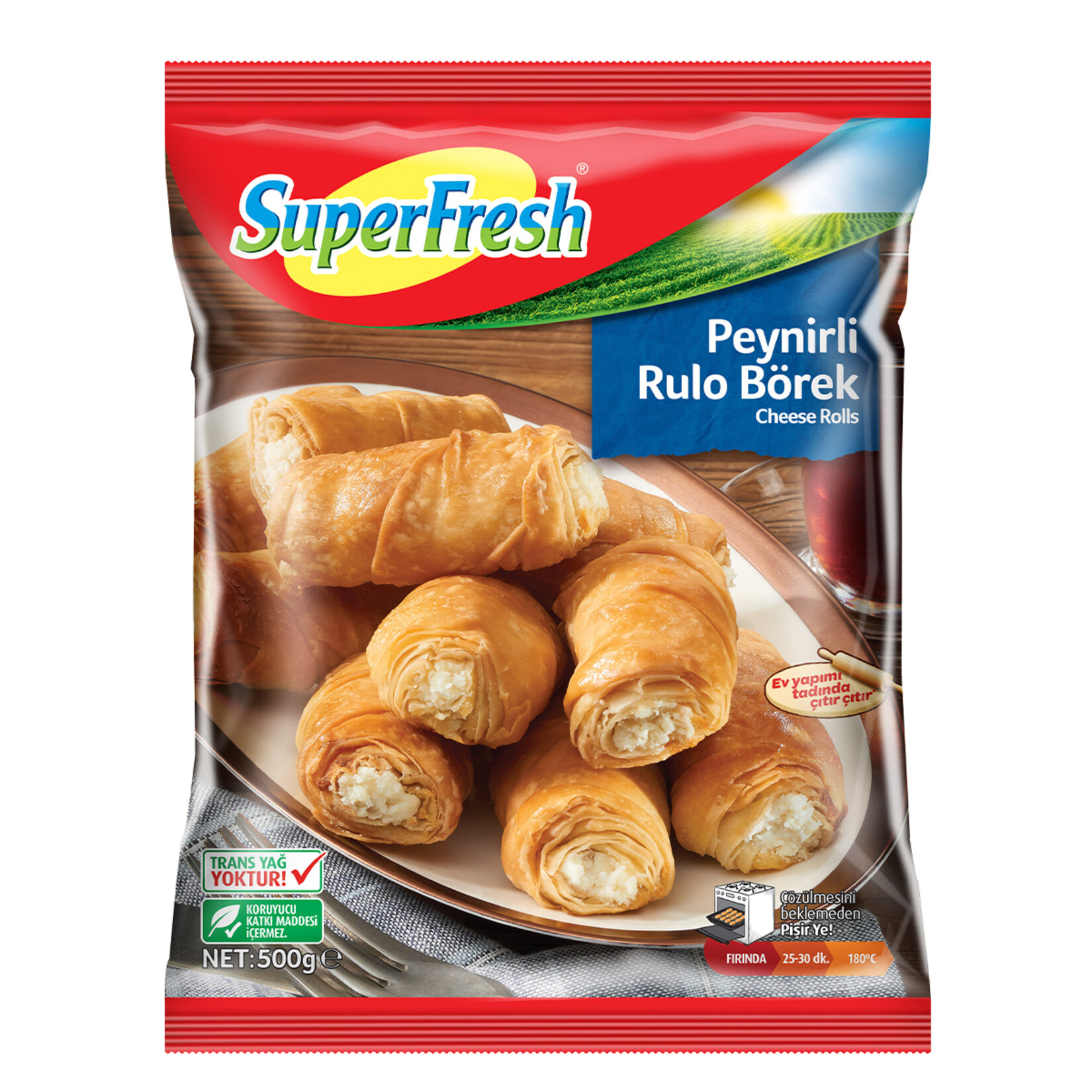 Superfresh İkramlık Peynirli  Börek 500 Gr