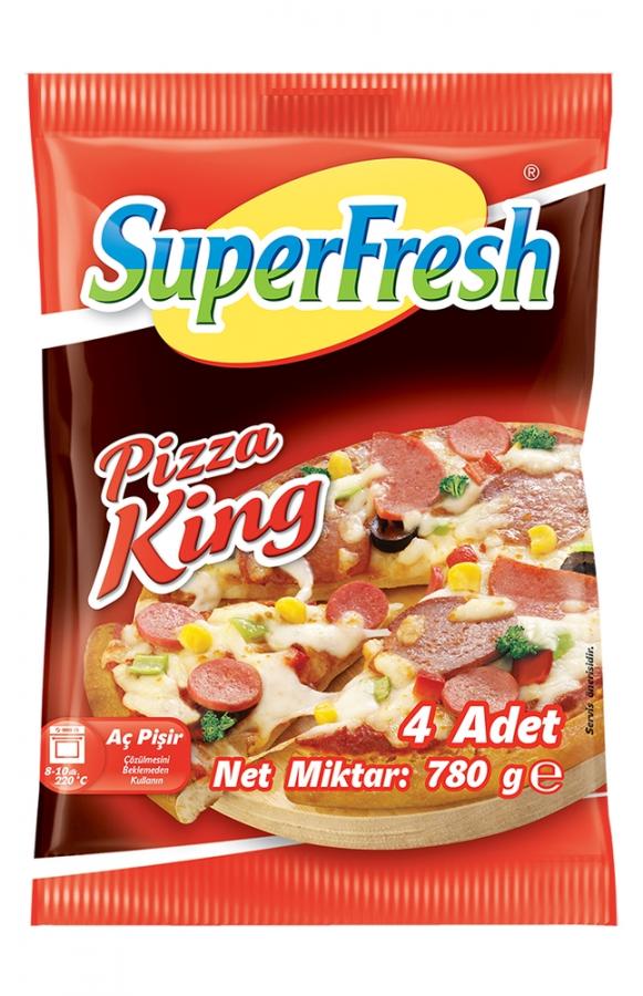 Superfresh Derin Dondurulmuş Pizza King 4 Adet 780 Gr