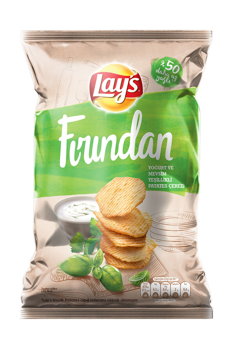 Lays Fırından Yoğurt Mevsim Yeşillikleri 96 Gr