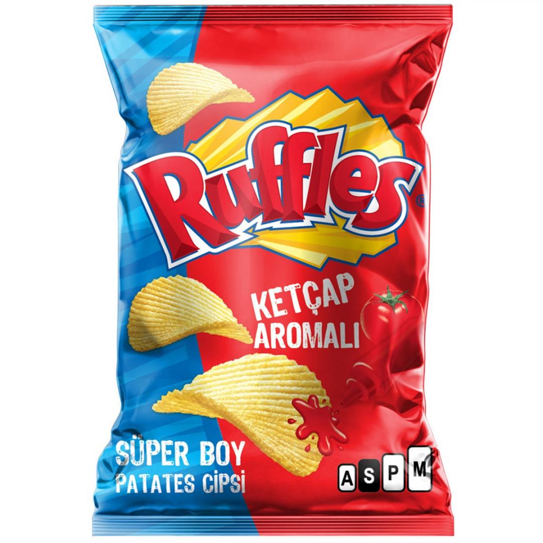 Ruffles Ketçap Çeşnili Patates Cipsi 124 Gr