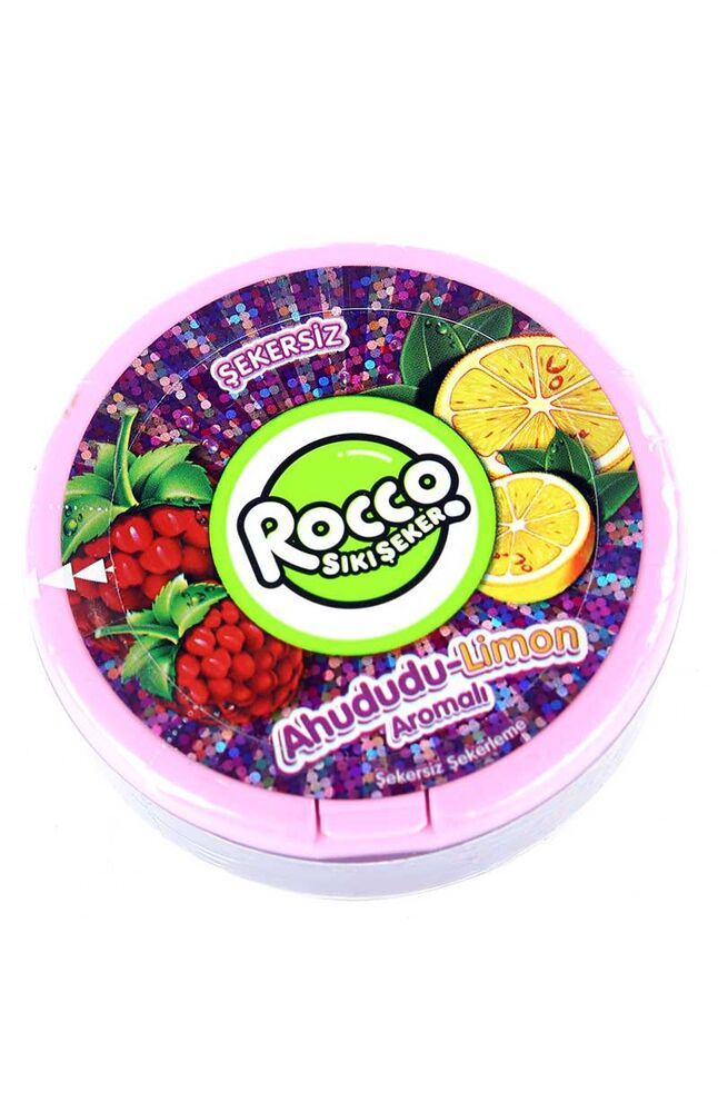 Rocco Sıkı Şeker Ahududu ve Limon Aromalı Şekersiz Şekerleme 15 Gr