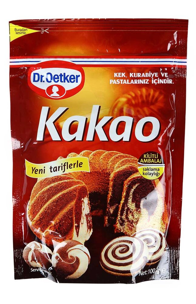 Dr. Oetker Kakao (kilitli ambalaj) 100 Gr