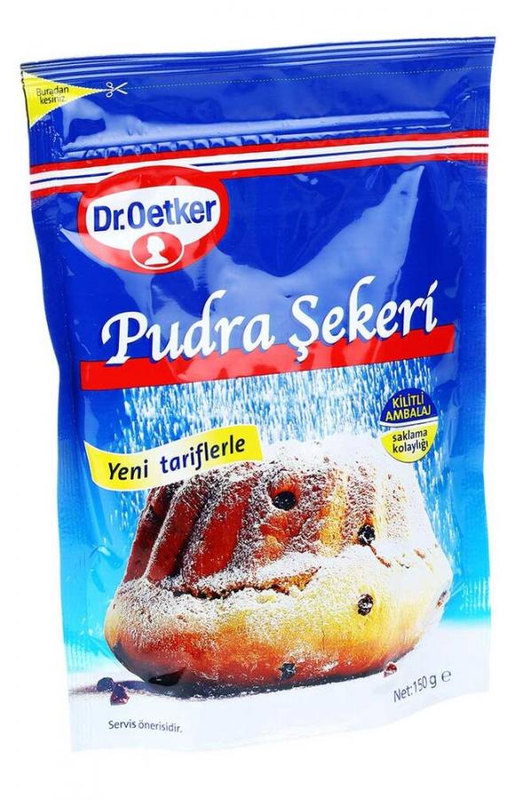 Dr. Oetker Pudra Şekeri (kilitli ambalaj) 150 Gr