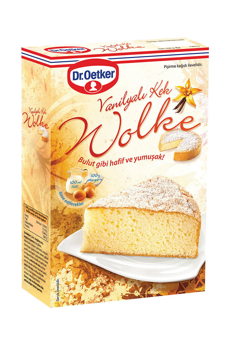 Dr. Oetker Wolke - Vanilyalı Kek 430 Gr