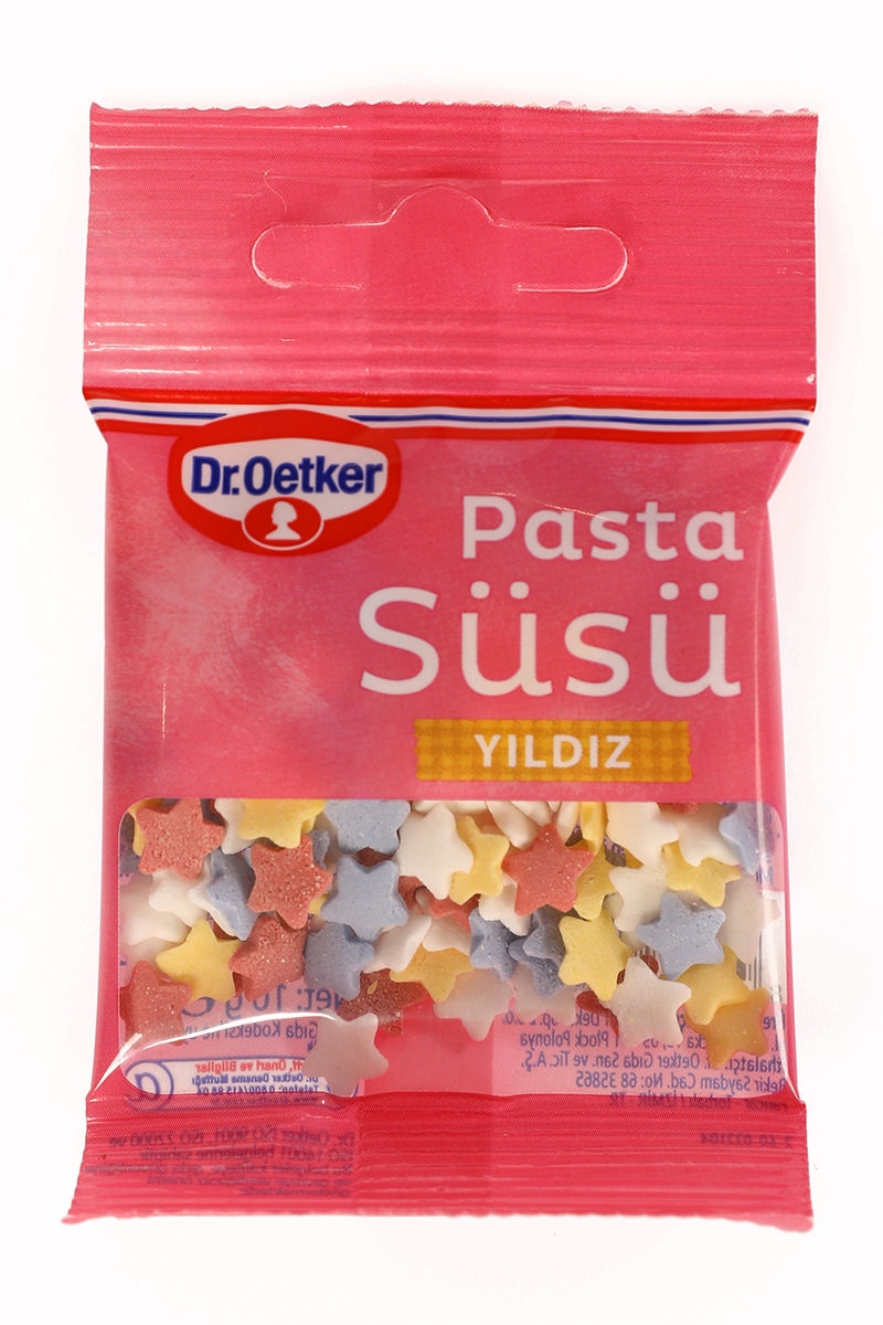 Dr. Oetker Dekor Pasta Süsü Yıldız 10 Gr