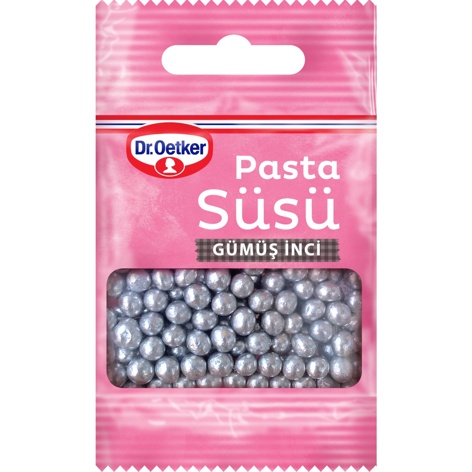 Dr. Oetker Dekor Pasta Süsü Gümüş İnci 10 Gr