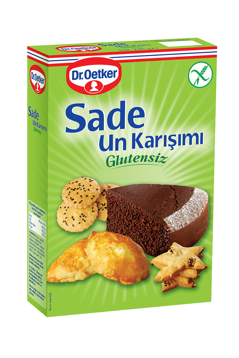 Dr. Oetker Glutensiz Sade Un Karışımı 250 Gr