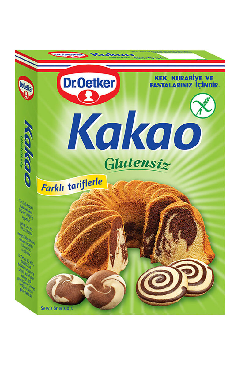 Dr. Oetker Glutensiz Kakao 70 Gr