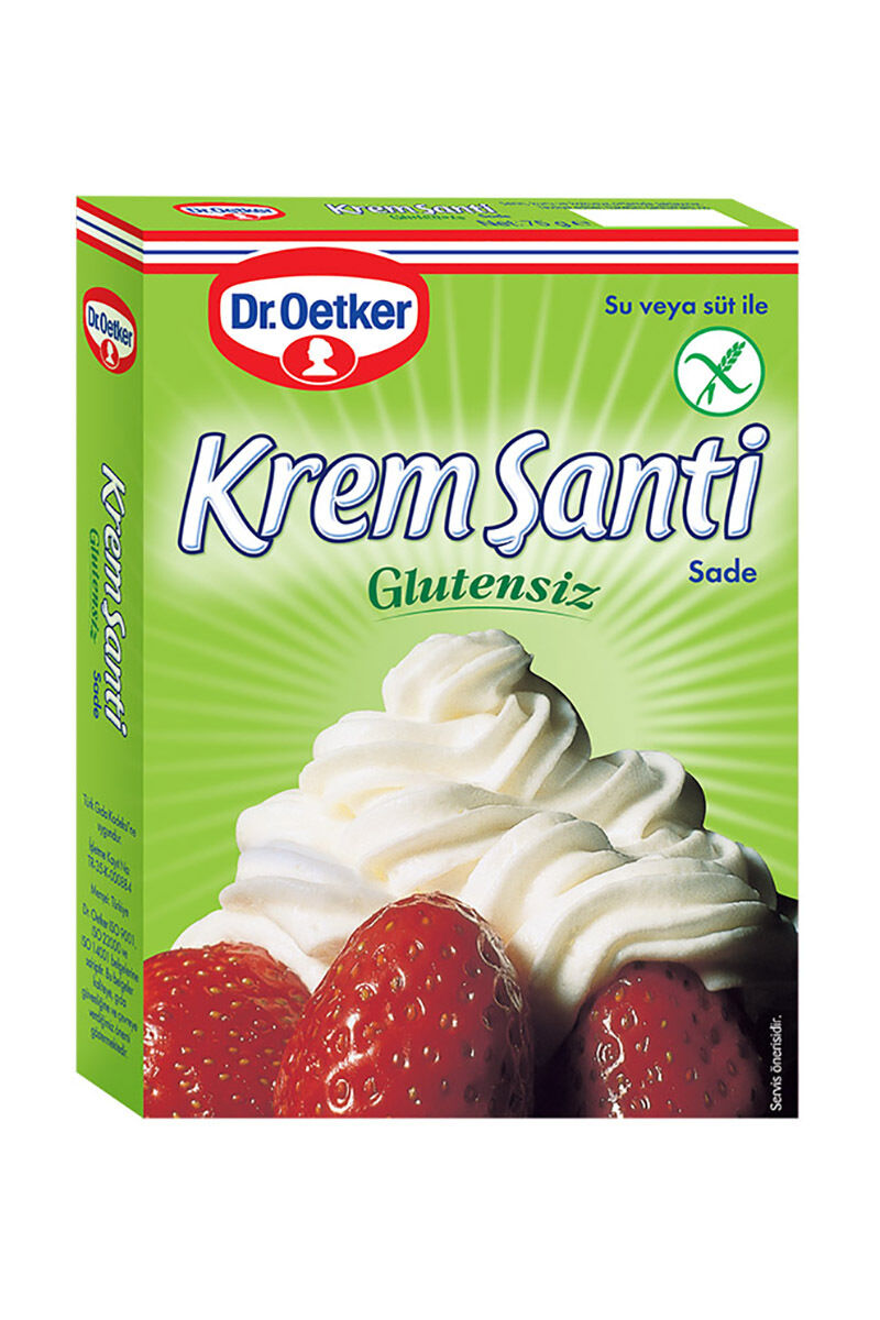 Dr. Oetker Glutensiz Krem Şanti 75 Gr