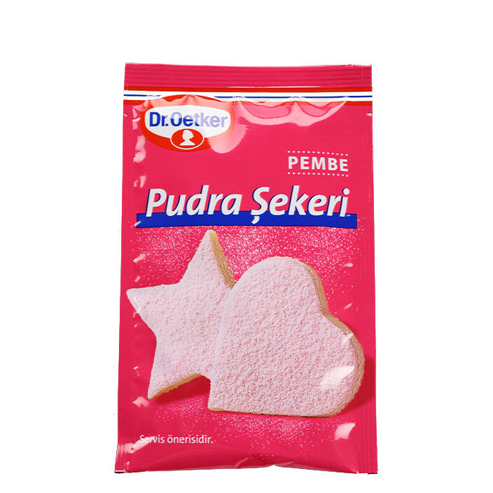 Dr. Oetker Pudra Şekeri - Pembe Renkli 15 Gr