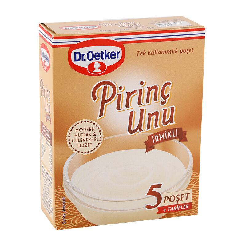 Dr. Oetker Pirinç Unu İrmikli 5'li 175 Gr