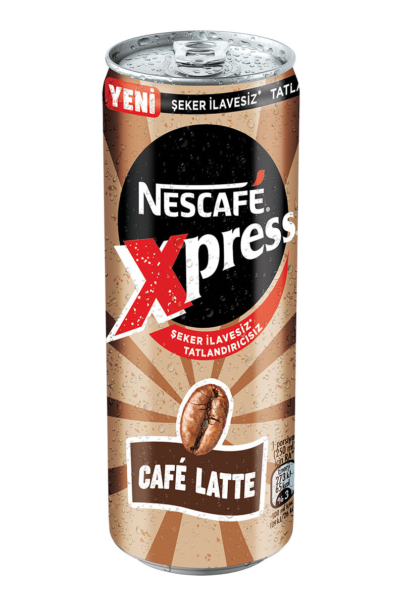 Nescafe Xpress Latte Şekersiz 250 Ml