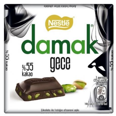 Nestle Çikolata Kare Damak Gece 65 Gr