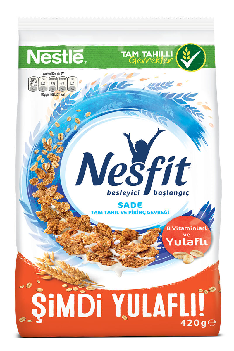 Nestlé Nesfit Vitaminli ve Mineralli Tam Buğday ve Pirinç Gevreği 450 Gr