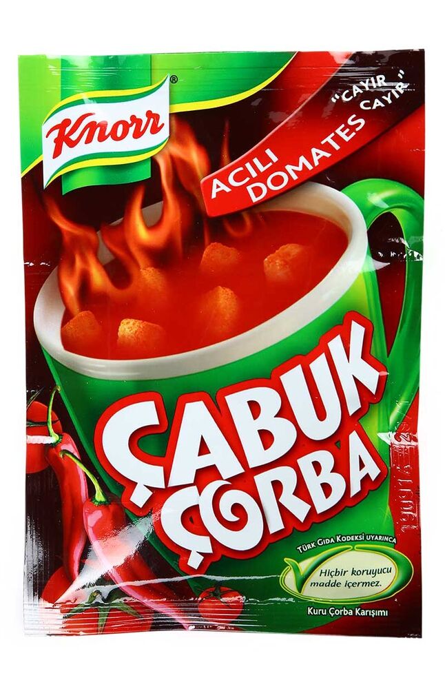 Knorr Çabuk Çorba Acılı Domates 22 Gr