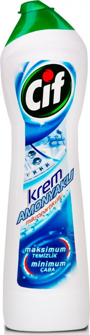 Cif Amonyaklı Mikropartiküllü Temizlik Krem 500 Ml