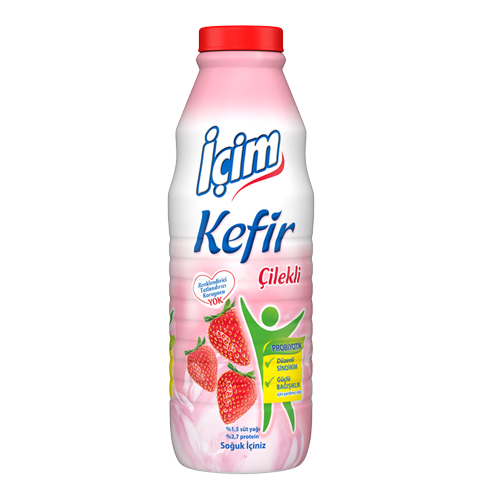 İçim Kefir 1 Lt Çilekli