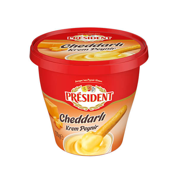 President Cheddarlı Krem Peynir 270 Gr