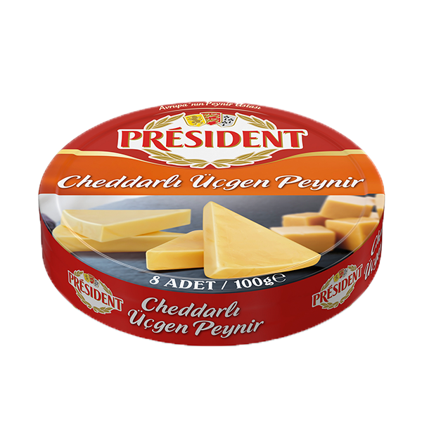 President Cheddarlı Üçgen Peynir 100 Gr