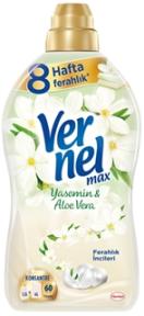 Vernel Max Yasemin & Aloe Vera Konsantre Çamaşır Yumuşatıcı 1440 Ml