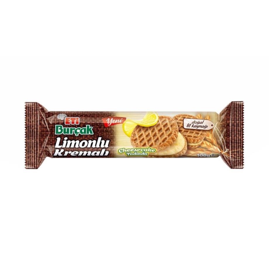 Eti Burcak 100 Gr Limonlu Kremalı