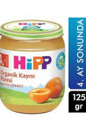 Hipp Kayısı Püresi Kavanoz Mama 125 gr 4ArtıAy