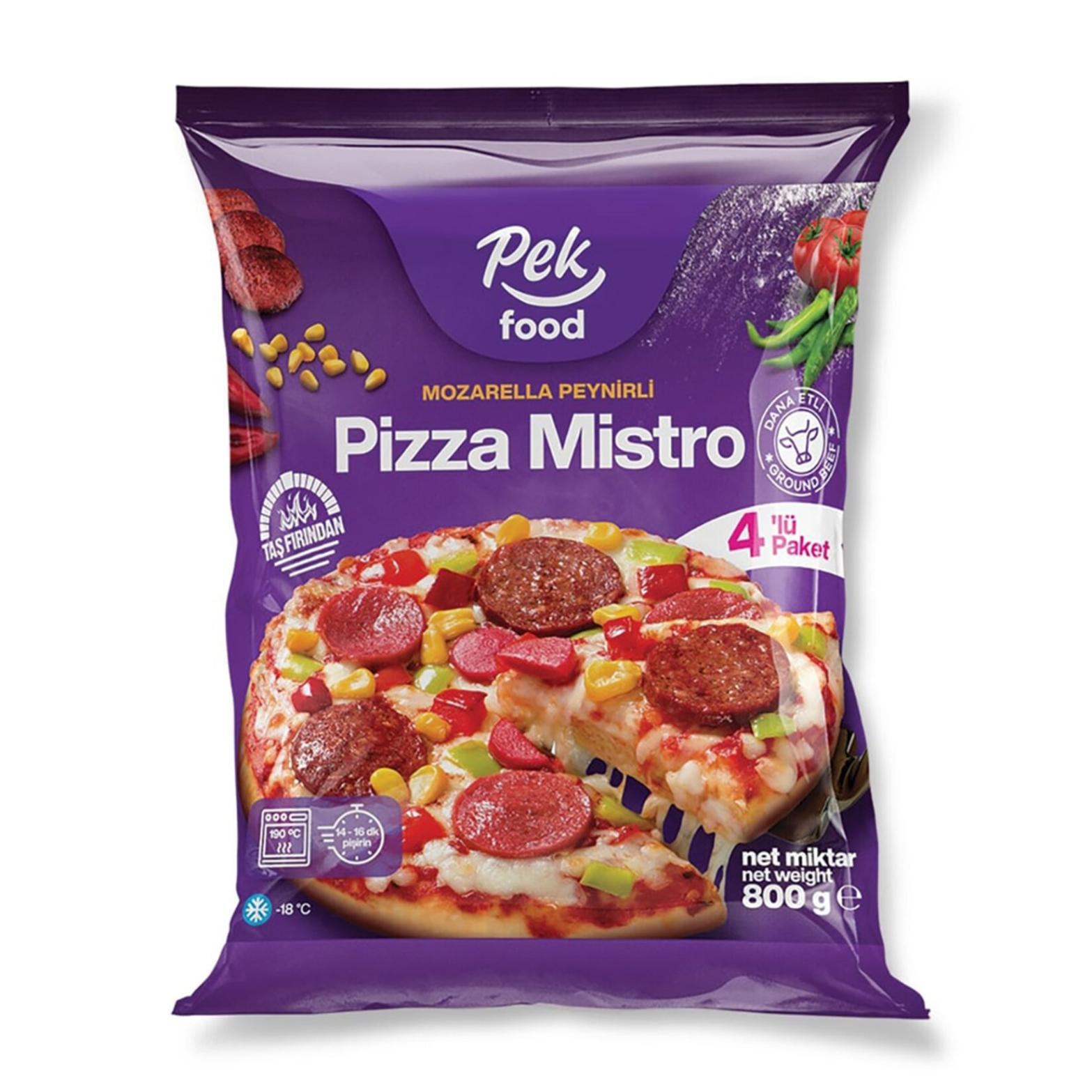 PEK FOOD PIZZA 800G MISTRO