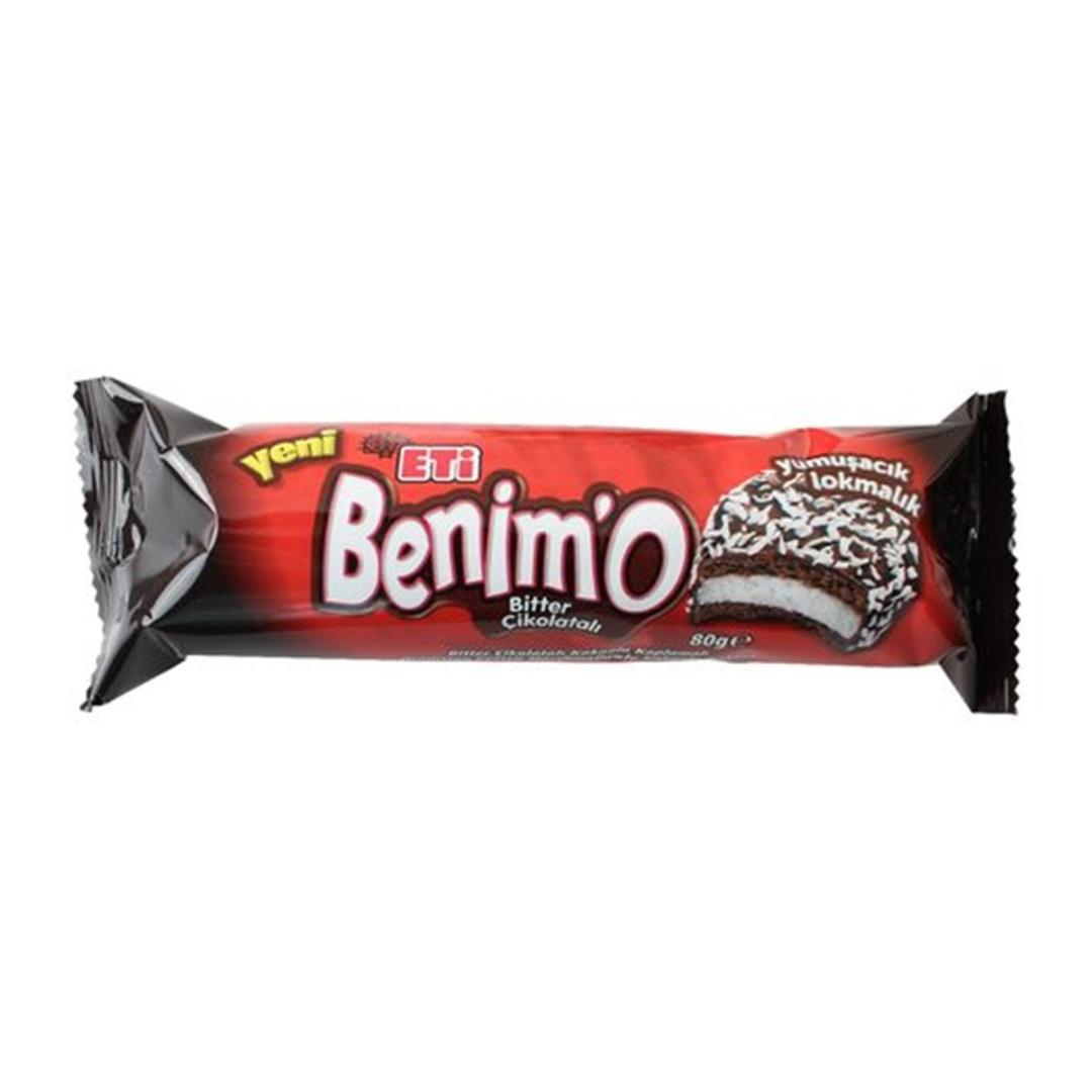 Eti Benimo Lokmalık 80 Gr Bitter Çikolatalı