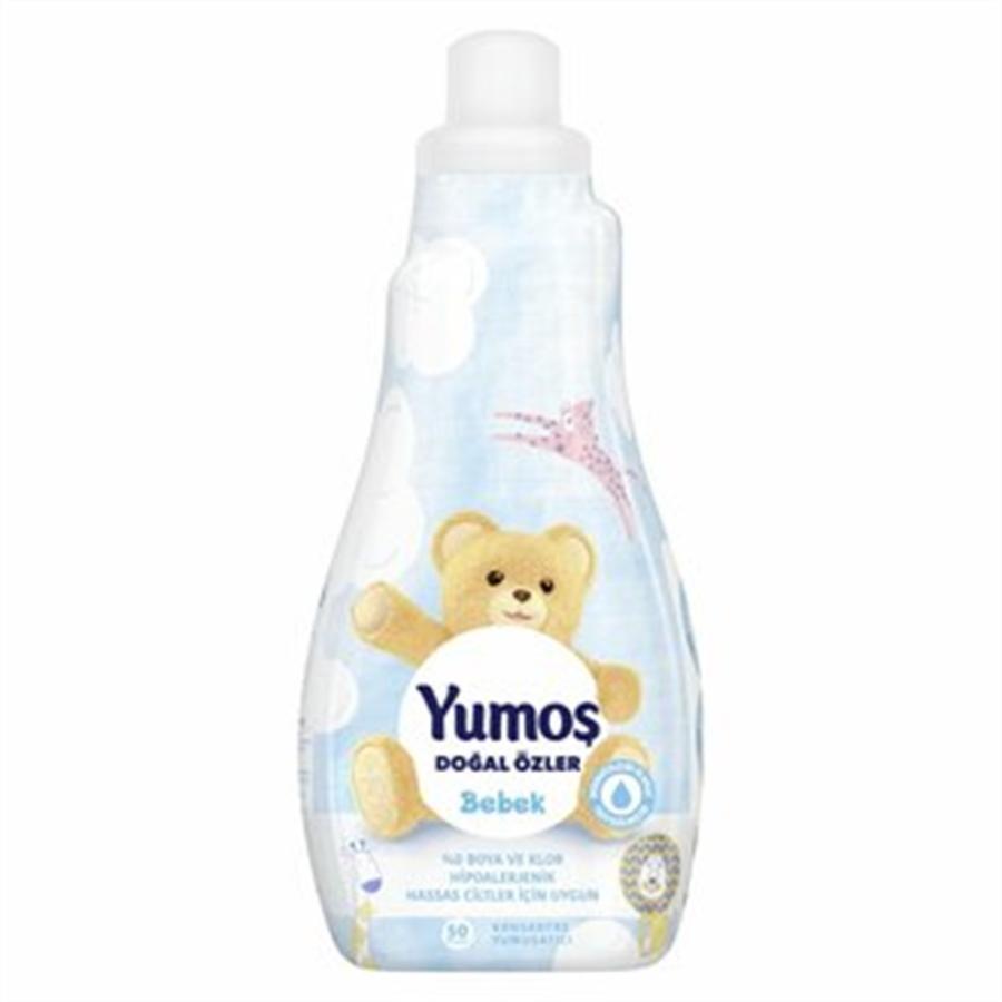 Yumoş Yumuşatıcı Extra Saf Beyaz Bebek 1200 Ml