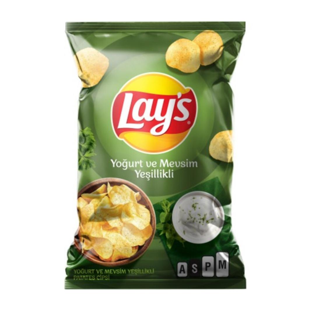 Lays Party Paket Yoğurt Ve Mevsim Yeşillikli