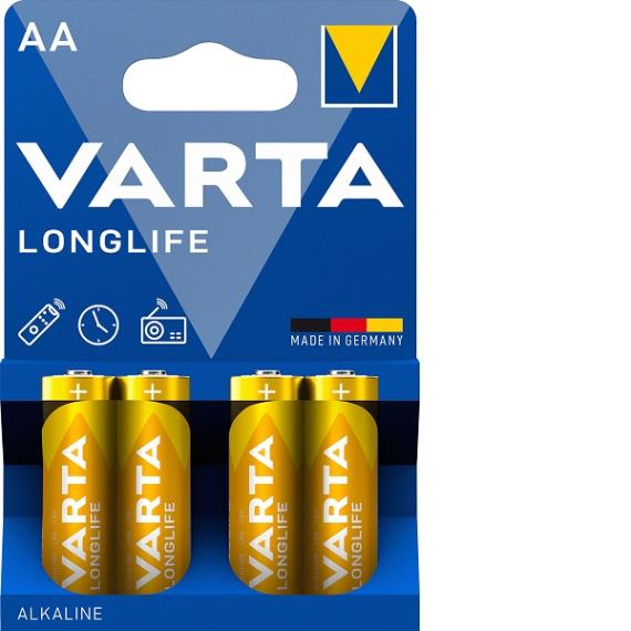 Varta Longlife Alkalin Kalem pil 4lü AA